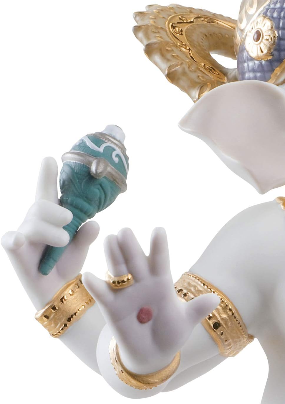 LLADRÓ Figur Tanzender Ganesha. Limitierte Auflage. Ganesha. Porzellan.