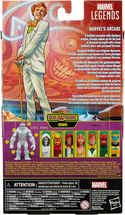 Marvel Hasbro Legends Series Sammelfigur Marvel's Arcade Actionfigur und 2 Zubehörteile