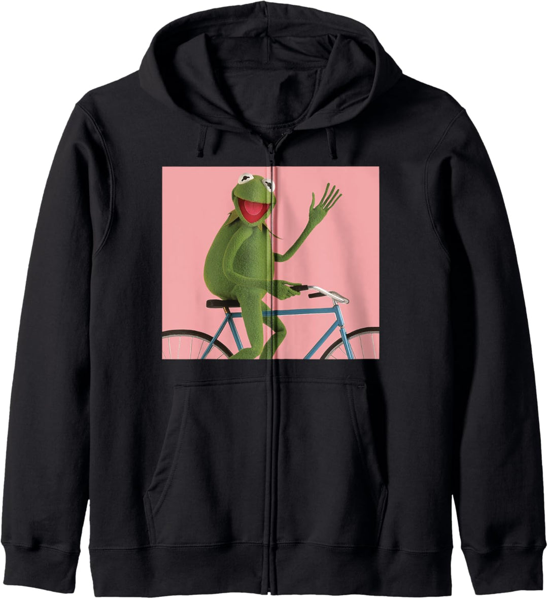 Disney The Muppets Kermit The Frog Bike Ride Kapuzenjacke