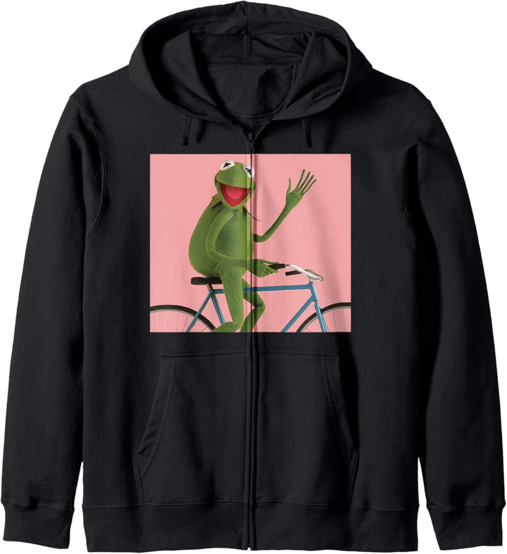Disney The Muppets Kermit The Frog Bike Ride Kapuzenjacke