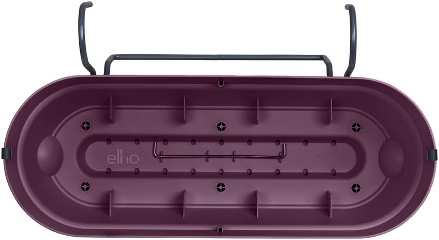 elho Vibia Campana Balkonkasten Allin1 50 mit Wasserreservoir - Blumentopf Balkongeländer - 100% rec