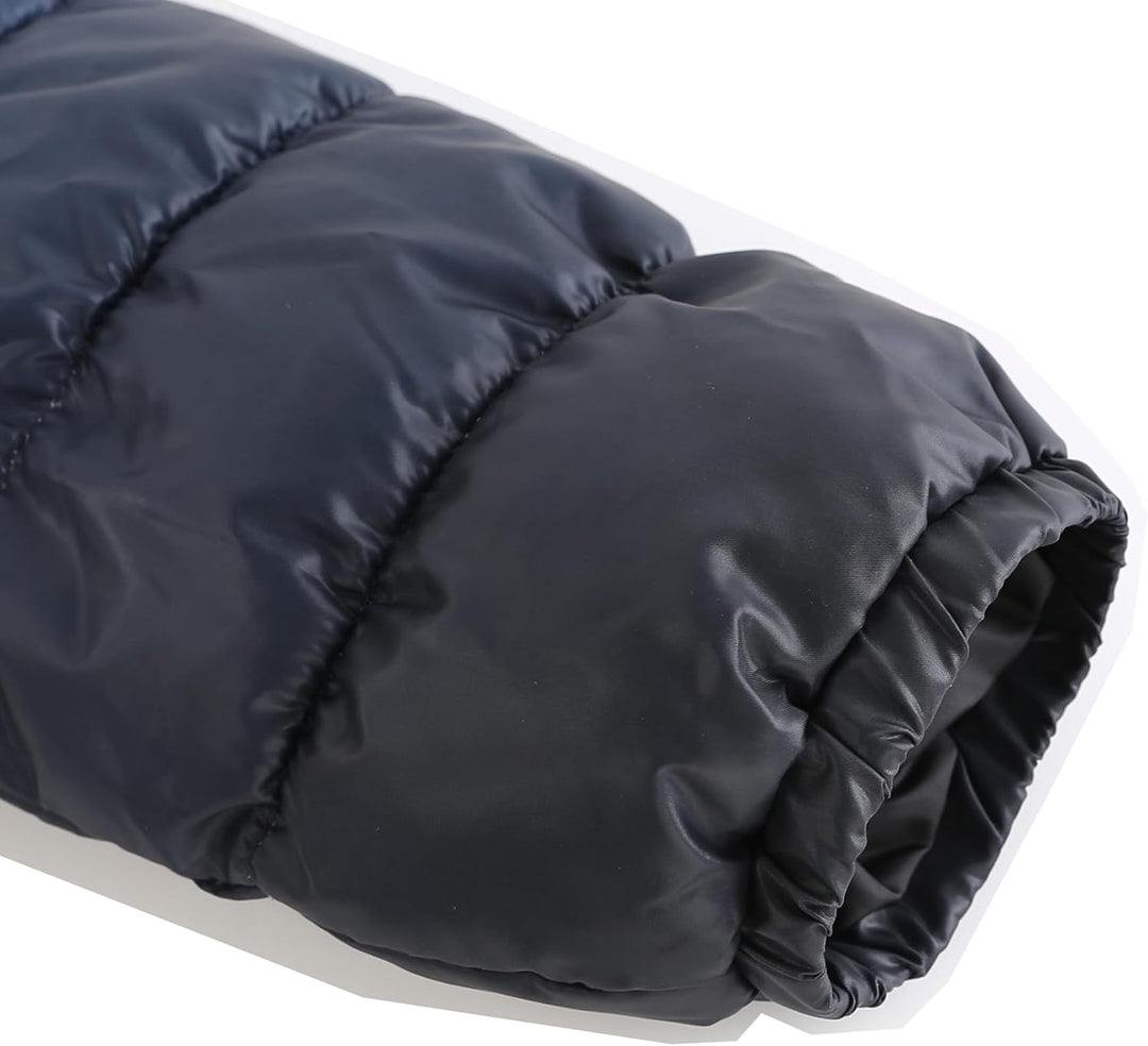 Krumba Jungen Wasserdicht Kapuze Puffer Jacken, 128 Dunkelblau