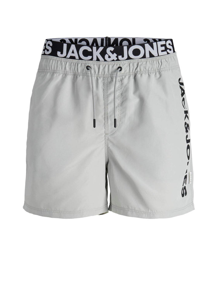 JACK &amp; JONES Herren JJIARUBA JJSWIMSHORTS AKM DB WB SOL 12169635 XS Belgian Block (Logo), XS Belgian