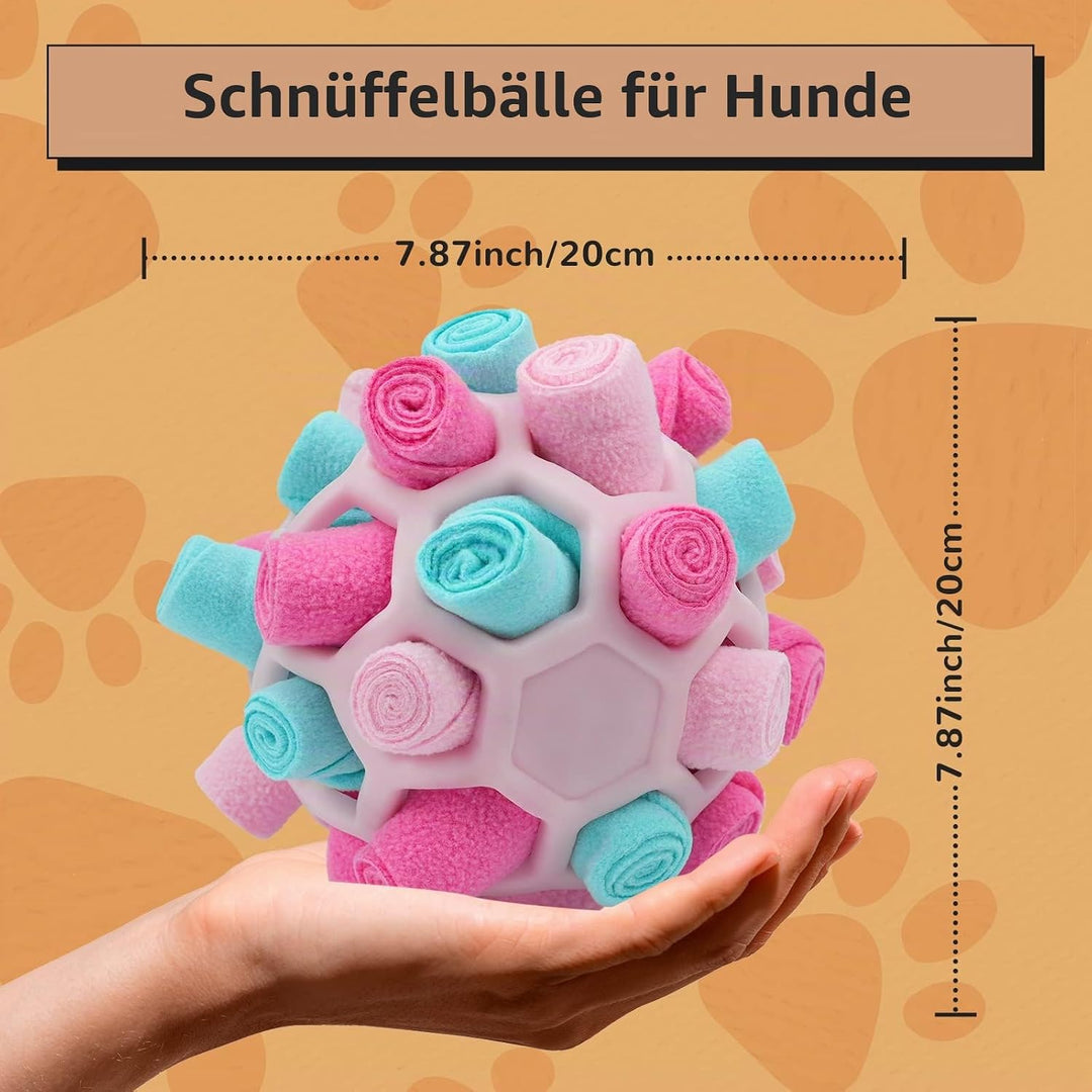 Schnüffelball für Hunde, Schnüffelteppich Schnüffelspielzeug Interaktive Hundespielzeug tragbarer Ha