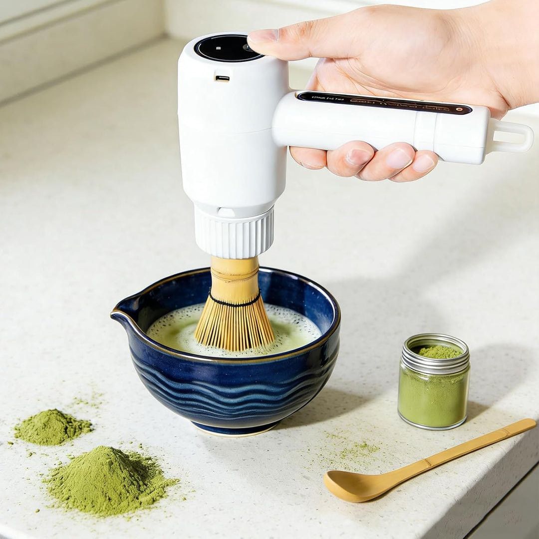 Matcha Schneebesen Elektrisch, Handlicher Matcha Quirl, Wiederaufladbarer Mixer Küchenhelfer, Elektr