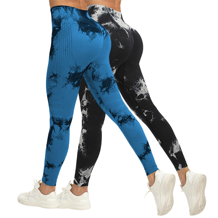 2PC Coreex Scrunch Leggings Anti Cellulite Sport 3D Leggings Damen High Waist Lange Blickdicht Kompr