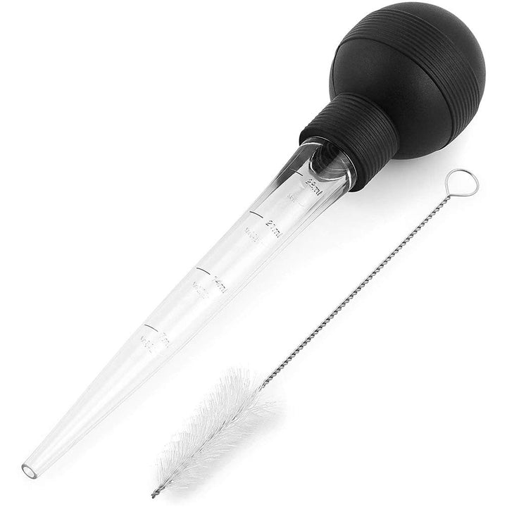 Hidyliu Puten-Baster mit Bürste, Einschliesslich Marinade-Injektionsnadel und Bürste eine Einfache R