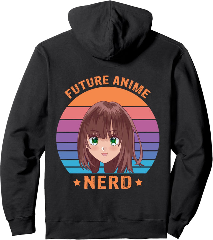 Future Anime Nerd Otaku Manga Anime Pullover Hoodie