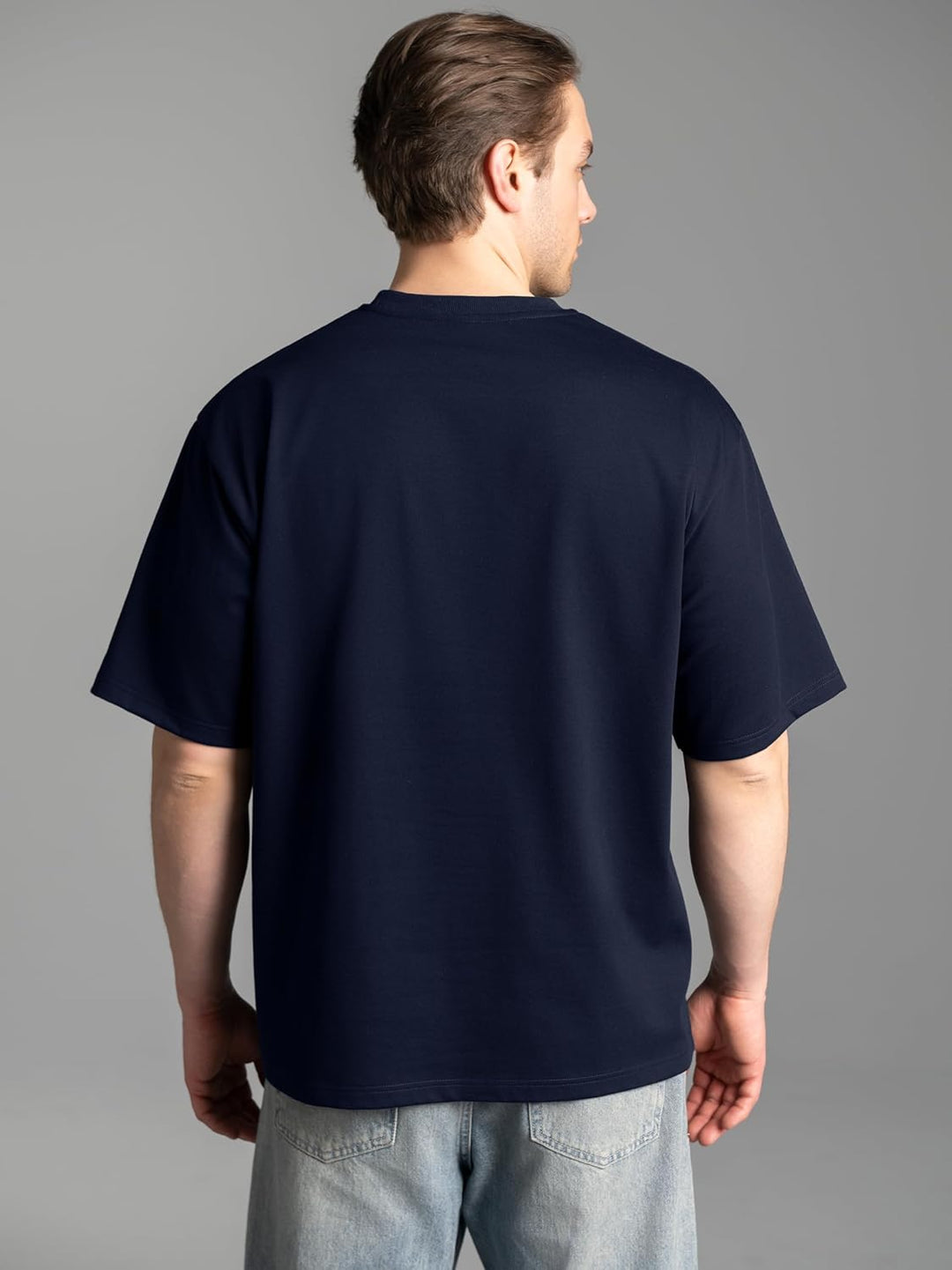 Trigema Heavy Oversized T-Shirt, S Navy