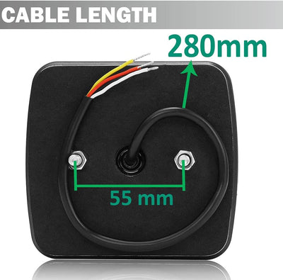 AGRISHOP LED Rückleuchten Anhänger Set 12/24V,2PCS LED Anhänger Heckleuchten Leuchten,Rücklicht Anhä