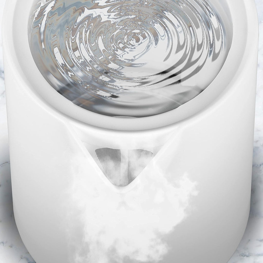 Duronic EK17 WE Wasserkocher - 1,7l Fassungsvermögen - 2200 Watt - Schnellkochend - Basis mit kabell