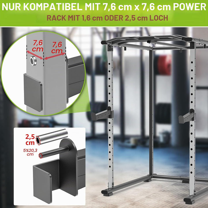 Kipika Sicherheits-Spotter-Arme für 5,1 x 5,1 cm und 7,6 x 7,6 cm Power-Racks mit 1,6 cm und 2,5 cm