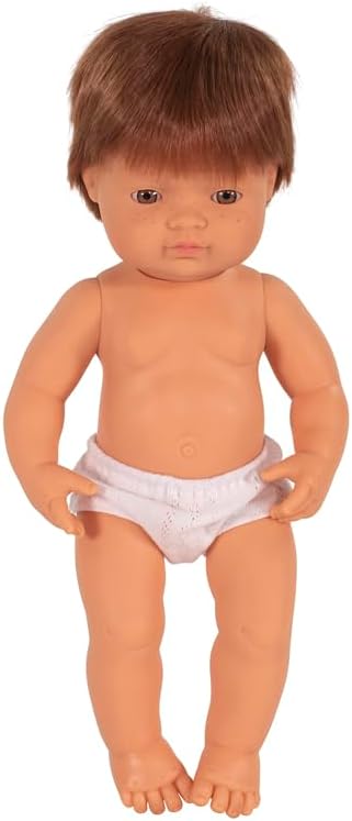 Miniland Babypuppe rothaariger Junge 38cm, 31049