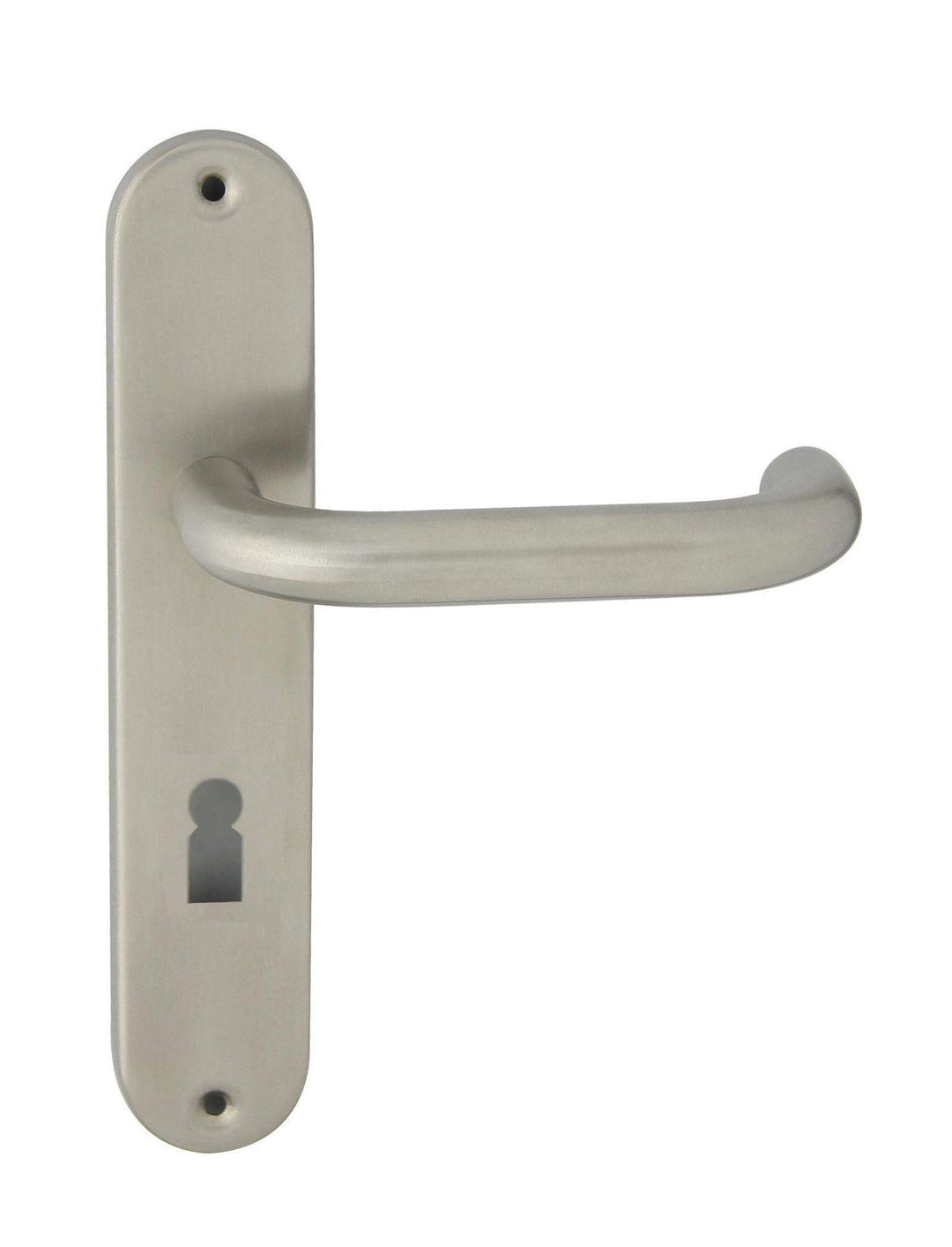 domino Türgriff UNO INOX BB-Buntbart 72 Drückergarnitur für Zimmertüren Langschild-Garnitur Türdrück
