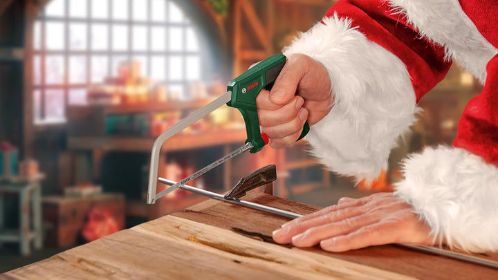 Bosch 41-tlg. Adventskalender 2025 (Set mit Bügelsäge, Bit-Schraubendreher mit T-Griff, Schraubendre