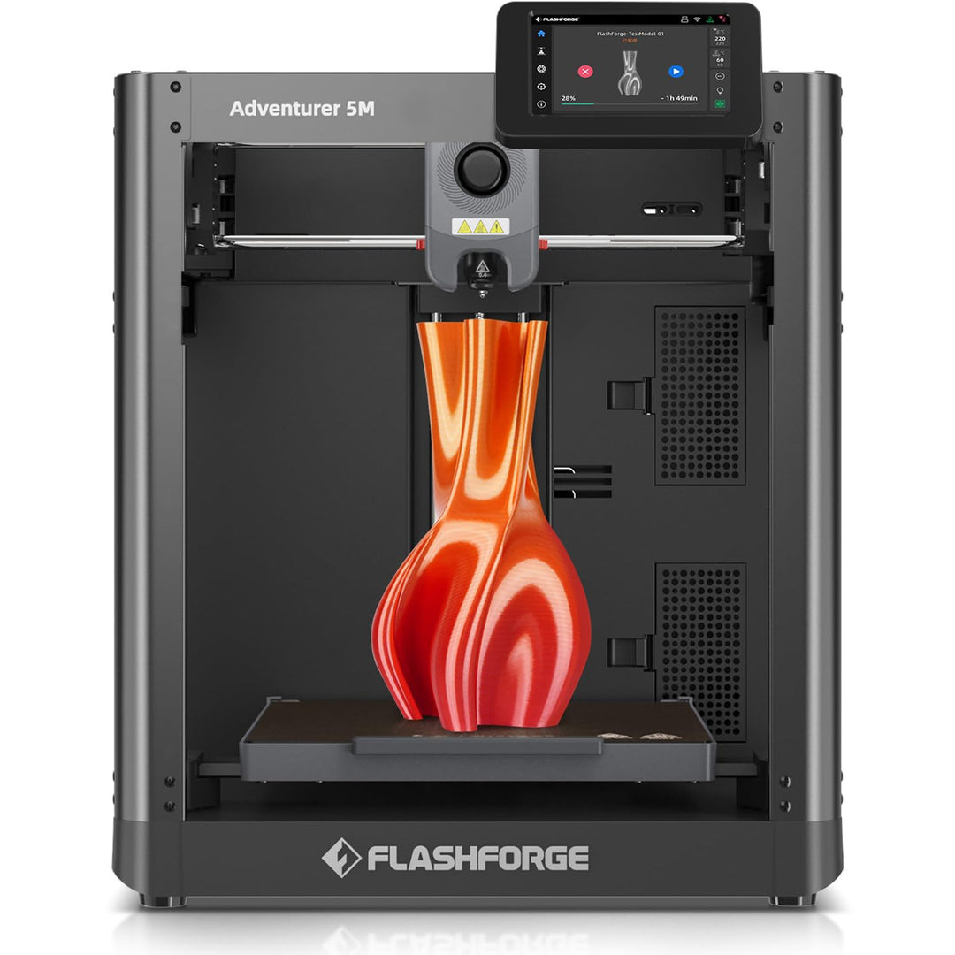 FLASHFORGE Adventurer 5M 3D Drucker, Voll Auto-Kalibrierungsdruck mit 1-klick Max 600mm/s Geschwindi
