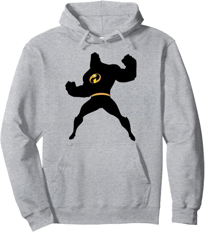 Disney Pixar Incredibles Mr. Incredible Silhouette Poster Pullover Hoodie
