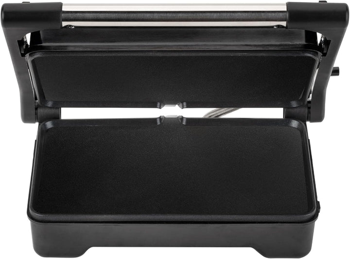 JATA JEGR1183 Doppelgrill, 1500 W, Elektrogrill mit 180°-Öffnung und Schwingdeckel, regulierbares Th