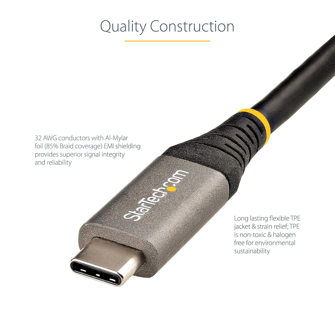 StarTech.com 2m USB-C Kabel 5Gbit/s - Hochwertiges USB-C Kabel - USB 3.2 Gen 1 Typ-C Kabel - 100W (5