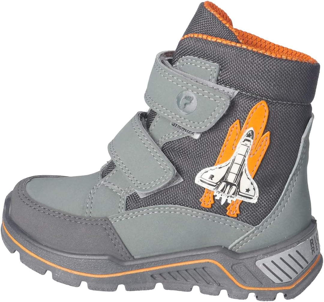 RICOSTA Jungen Winterstiefel ALIX, Boots,WMS:Weit,Sympatex,Glow in The Dark 25 EU Weit Grün 570, 25