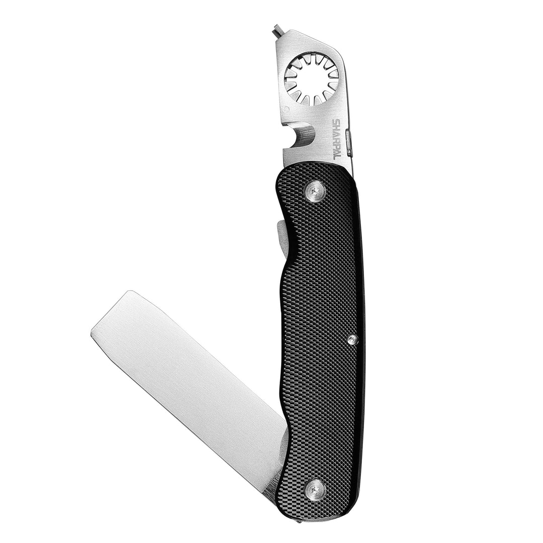 SHARPAL 179N 5-In-1 Pfeilspitzen Schärfer Spitzer Schärfen mit Schlüssel &amp; Befiederung Stripper, Dia