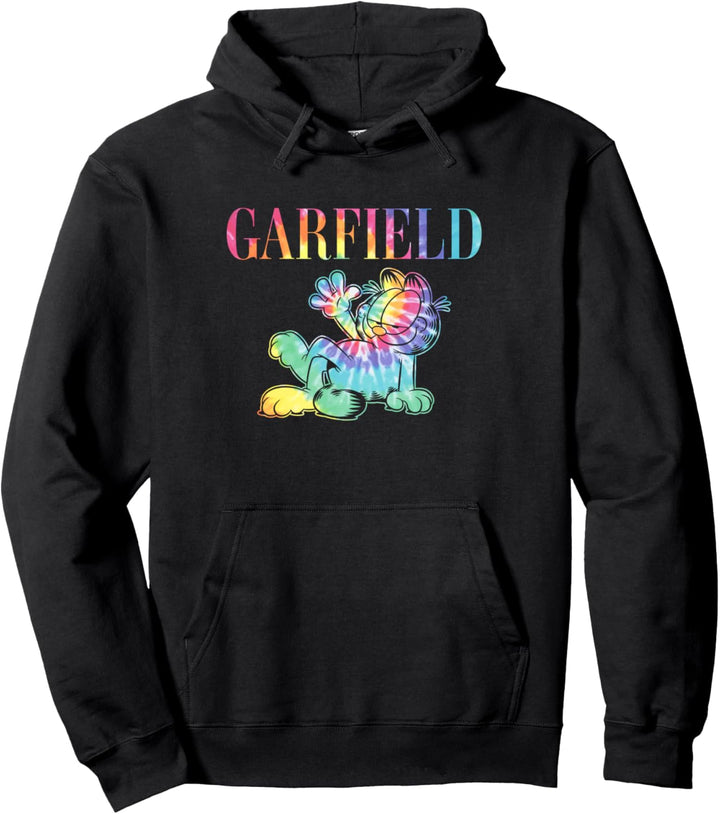 Garfield Tie Dye Garfield Pullover Hoodie