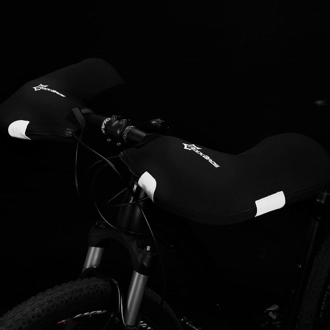 ROCKBROS Lenkerstulpen Lenker Handschuhe für Fahrrad Motorrad Roller Scooter Gefüttert Winddicht Was