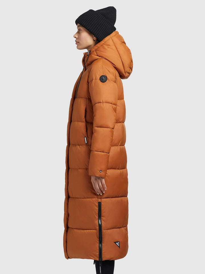 khujo Giesa Frauen Wintermantel schwarz Basics, Casual Wear, Streetwear S braun, S braun