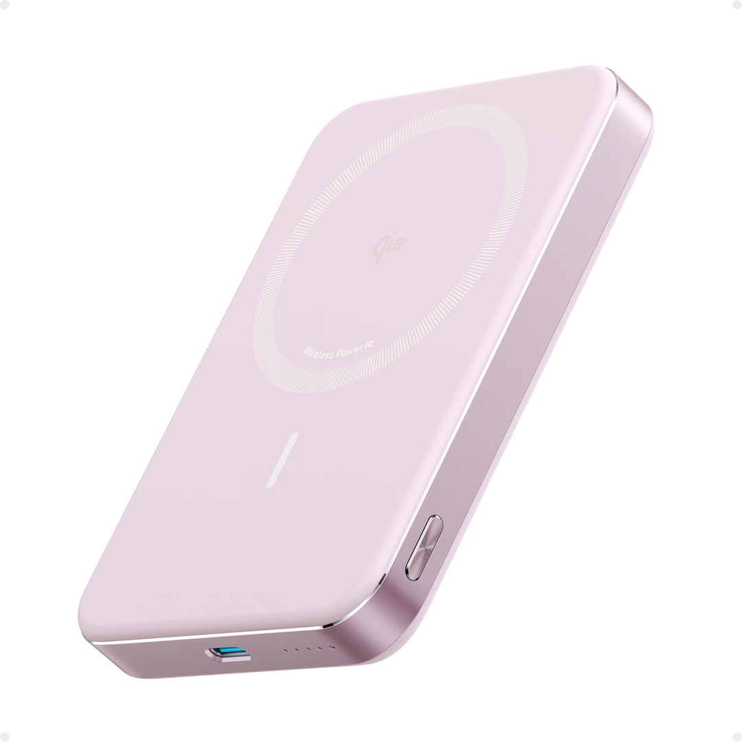Anker MagGo Powerbank, Ultra-schlankes 10.000mAh magnetisches Akkupack, Qi2-zertifiziert, portabel,