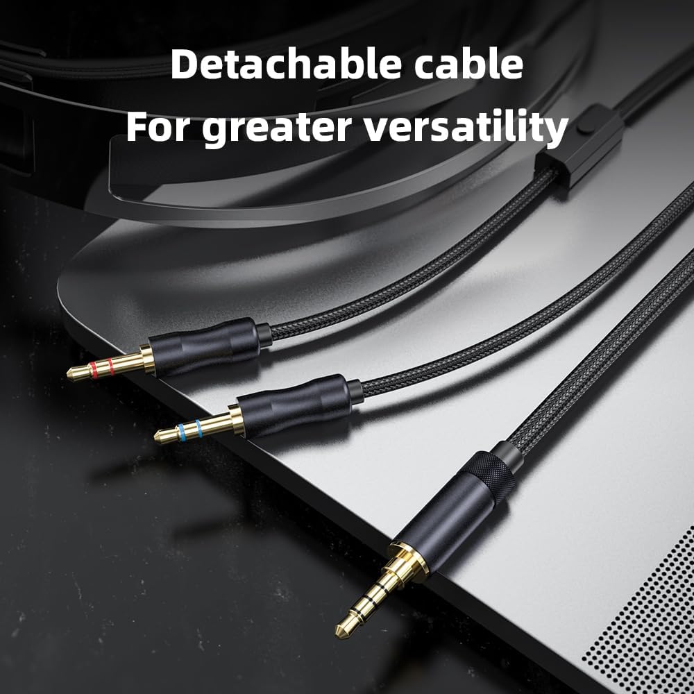 FiiO JadeAudio JT1 Professionelle Studio-Kopfhörer für Aufnahmen, Gaming-Headset mit Mikrofon, 50 mm
