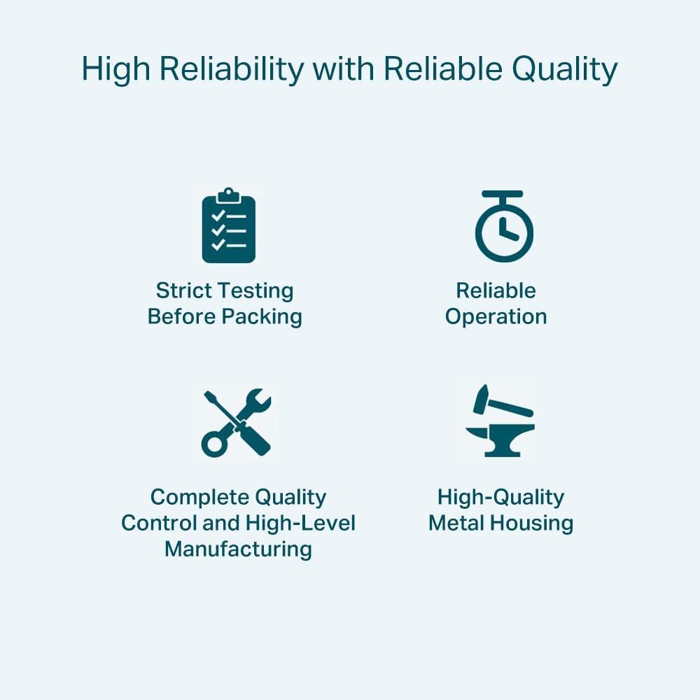 TP-Link 24-Port 10/100Mbps Unmanaged Ethernet Switch, 19-inch Rack-Mount, Steel Case(TL-SF1024)