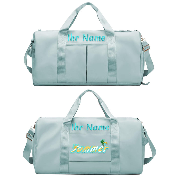 Personalisiertes Besticktes Sporttasche Duffel - Individuelle Sport- & Reisetasche mit Wasserdichtem