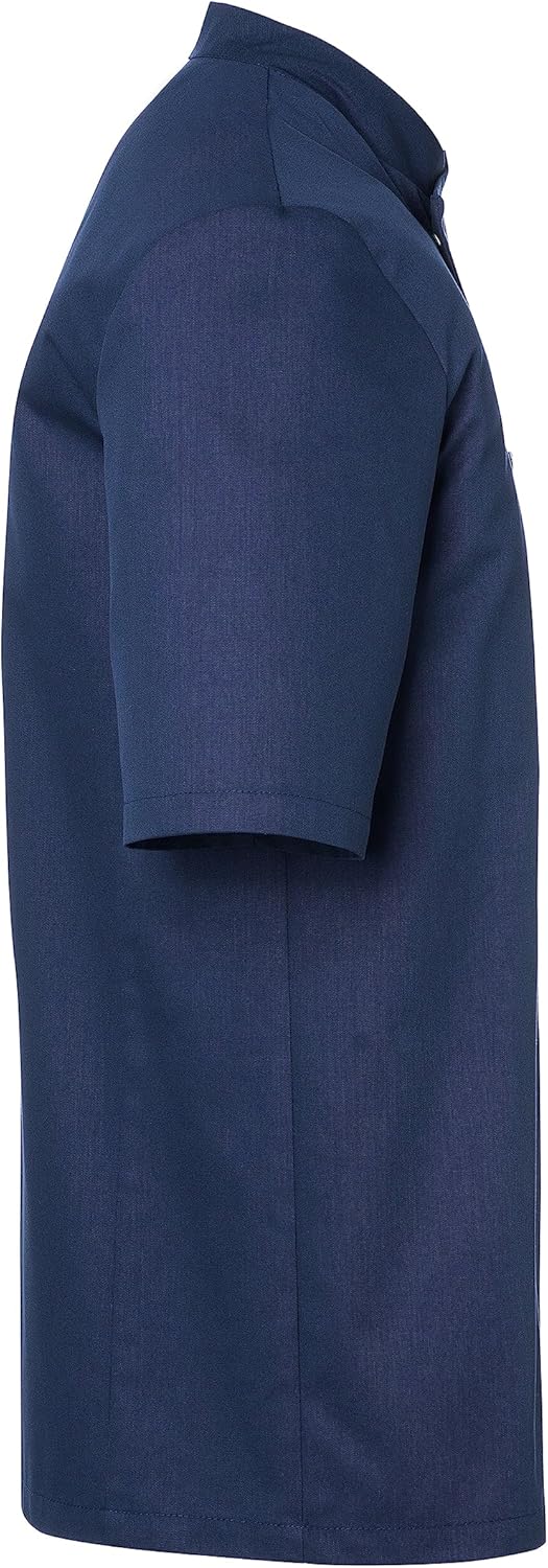 Karlowsky Herren Kochjacke Gustav Kurzarm Druckknöpfe 65% Polyester/35% Baumwolle 56 Marine, 56 Mari