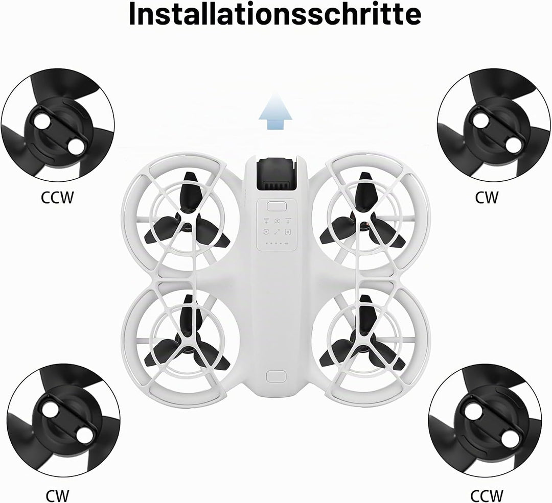 8 Stück 2016S Propeller für Neo, Leicht geräuscharm stabiler Propellerblatt Ersatzpropeller für DJI