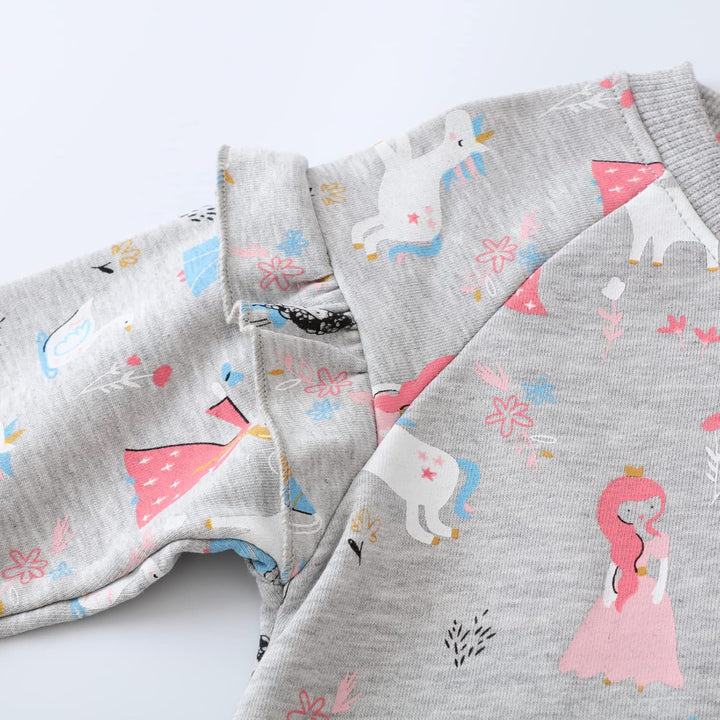 Little Hand Mädchen Sweatshirt für Kinder Baumwolle Top Casual Jumper Kleinkind Langarm Pullover 116