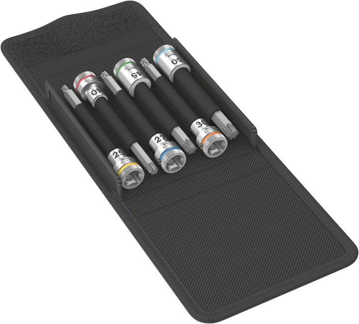 Wera 05003185001 8767 B TORX HF 1 Zyklop Bitnuss-Satz Torx, mit 3/8 Zoll-Antrieb, mit Haltefunktion,