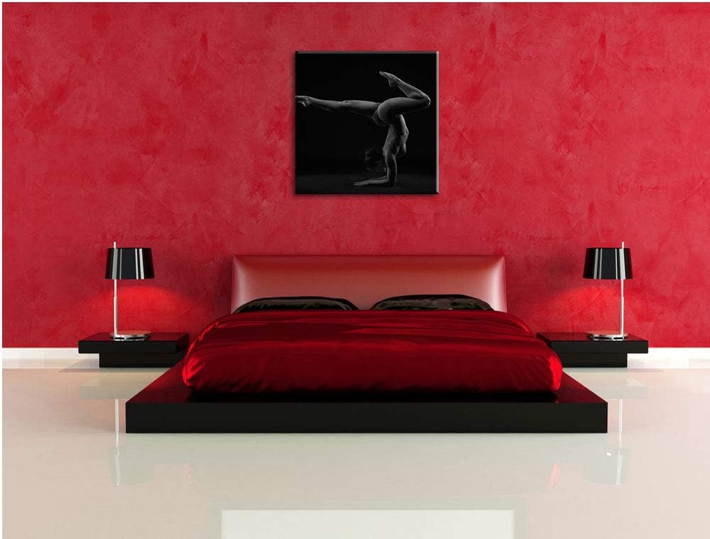 Pixxprint sexy Körper Einer Frau als Leinwandbild/Grösse: 70x70 cm/Wandbild/Kunstdruck/fertig bespan