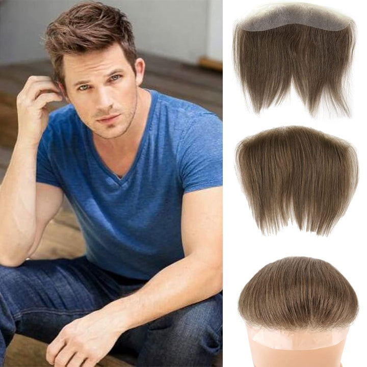 Lordhair Toupet Herren,100% Europäisches Echthaar Herren Toupet Echthaar,V-LOOP Skin Toupet Herren,T