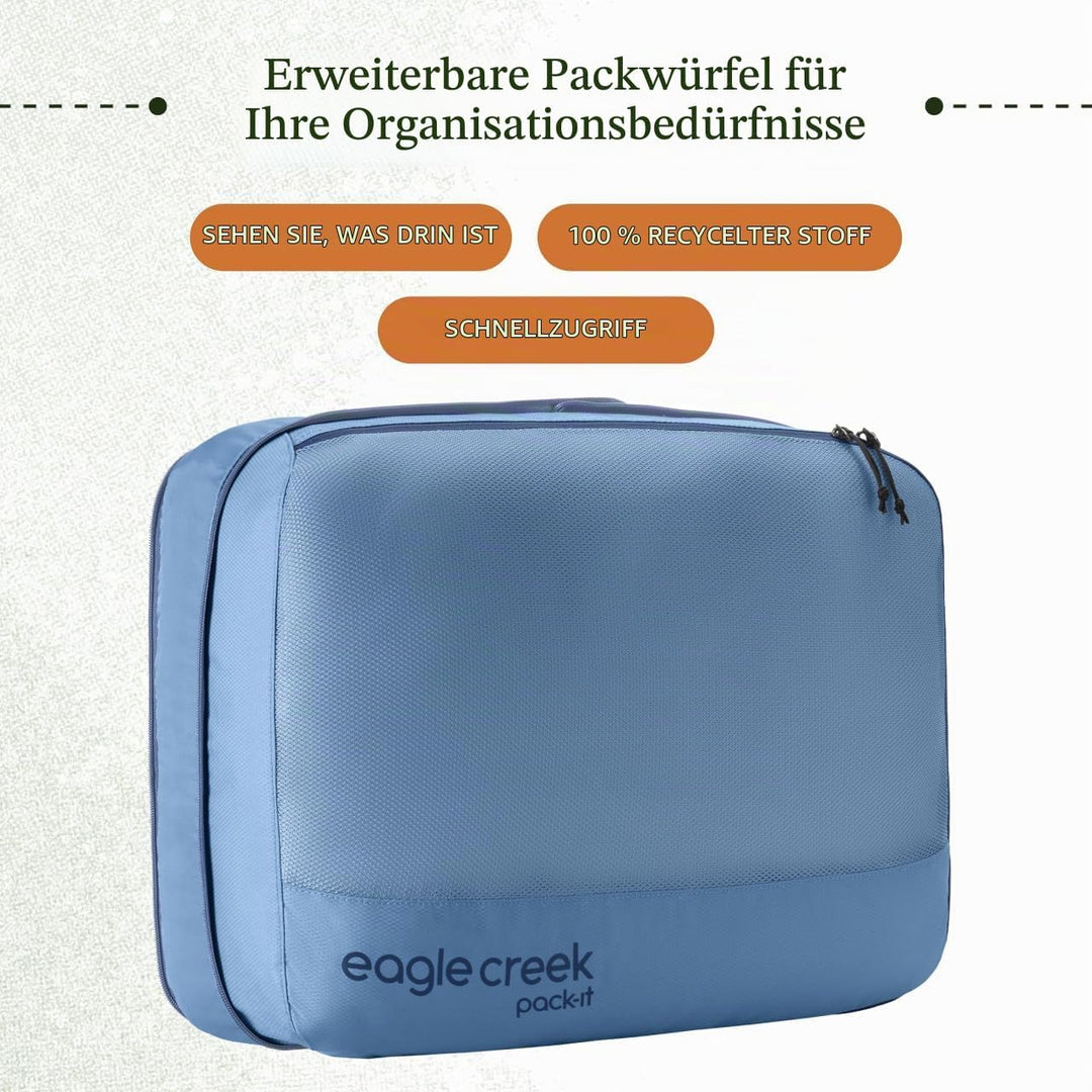 eagle creek Pack-It Reveal Expansion Cube L Blue Dawn Large Blue Dawn, Large Blue Dawn