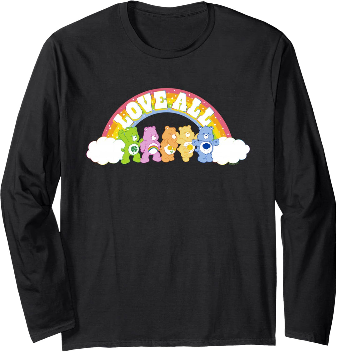 Care Bears Pride Love All Rainbow Good Luck, Cheer, Grumpy Langarmshirt