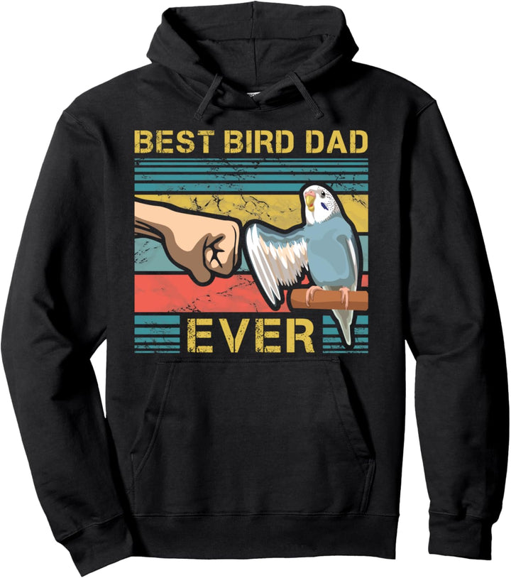 Bester Wellensittich Papa - Lustiger Vogelpapa Wellensittich Pullover Hoodie