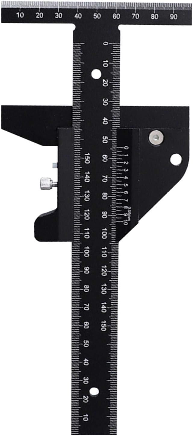 Holzbearbeitungsschreiber - Markierung T-förmiges Lineal Holzbearbeitungsschreiber DIY-Werkzeug Alum