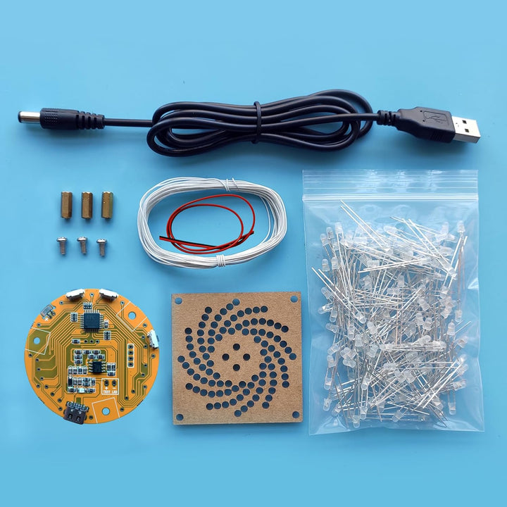 GZT-12 Led Canton Tower Modell DIY Elektronik Kit, LED Würfel Modell Handgemachtes Lötprojekt Kit (G