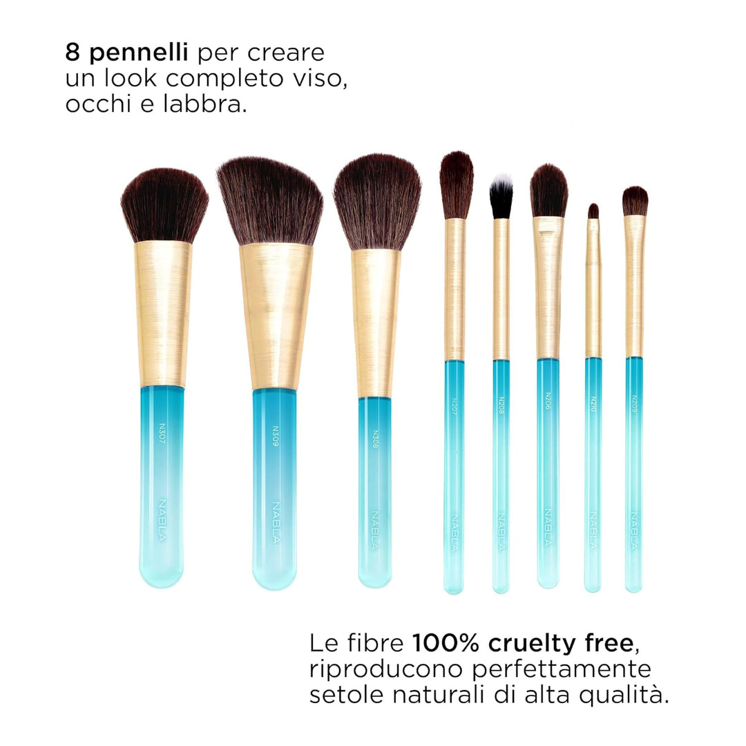 Nabla Aquamarine Essential Brush Set - 200 g
