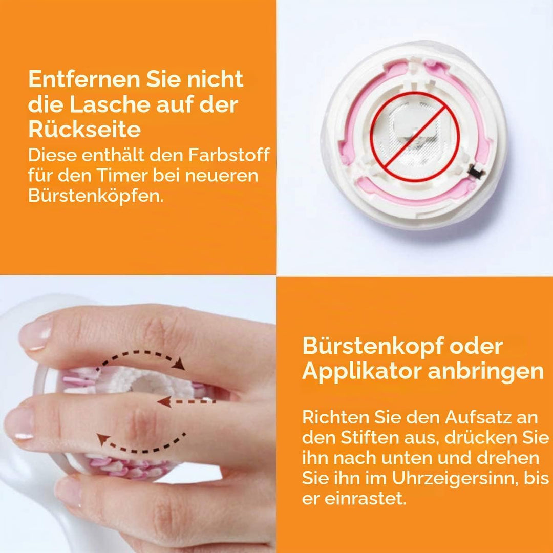 Clarisonic Radiance Gesichtsreinigungsbürstenkopf Ersatz | Kompatibel mit Mia 1, Mia 2, Mia Fit, Alp