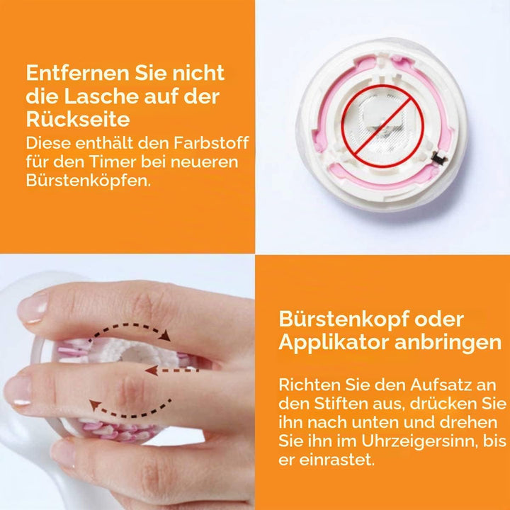 Clarisonic Radiance Gesichtsreinigungsbürstenkopf Ersatz | Kompatibel mit Mia 1, Mia 2, Mia Fit, Alp
