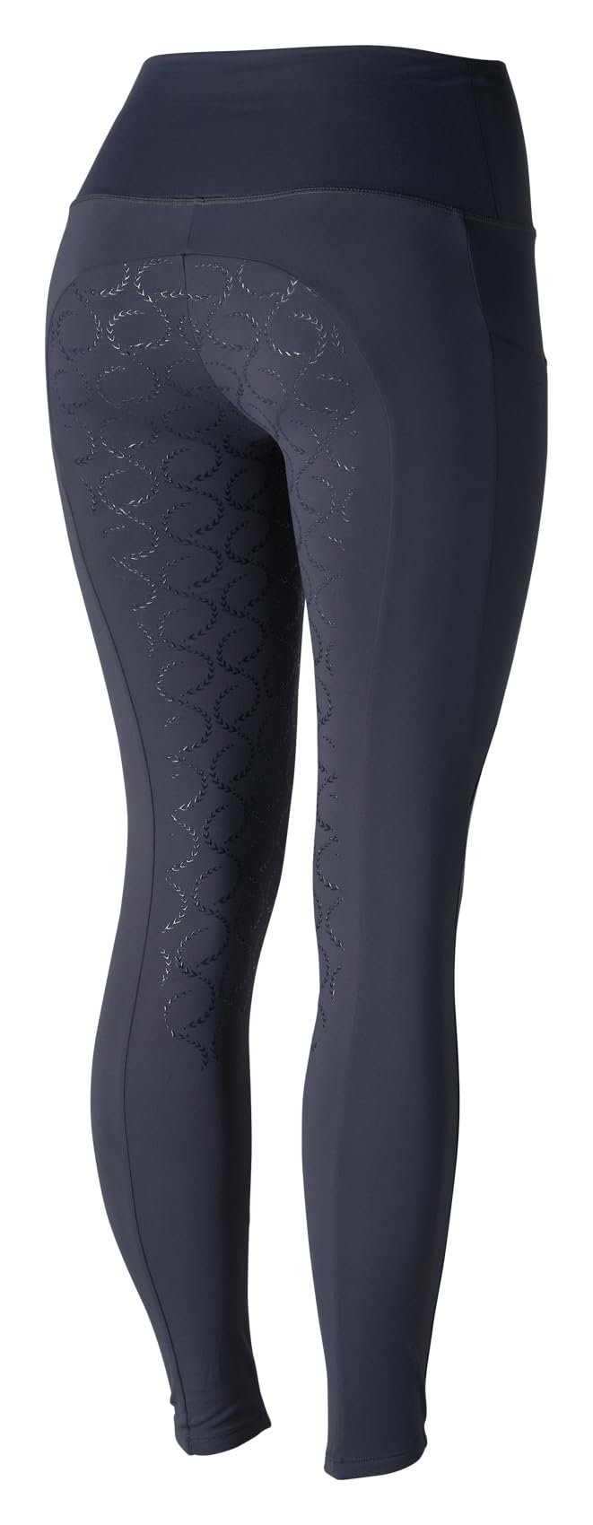 HORZE Damen Reitleggings Gillian, Reithose mit Handytasche und Silikonvollbesatz 24 Dunkles Marinebl