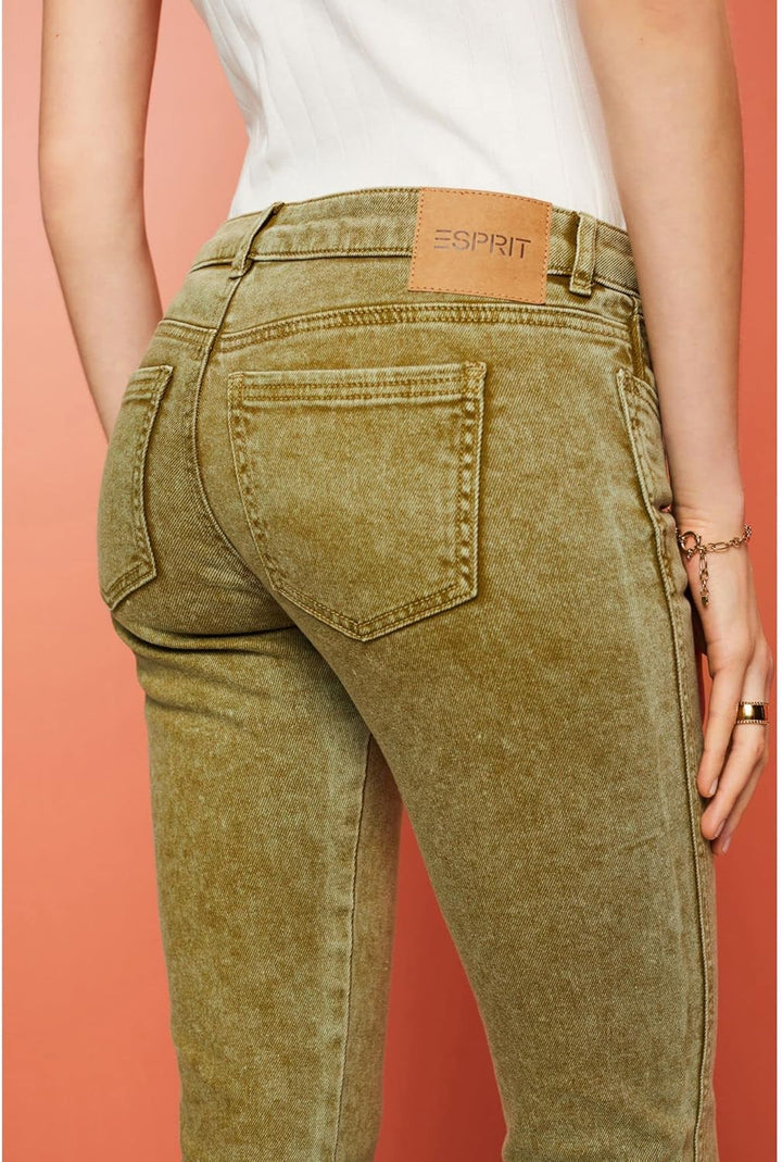 edc by Esprit Capri-Hose aus Twill 25W / 28L 325/Pistachio Green, 25W / 28L 325/Pistachio Green