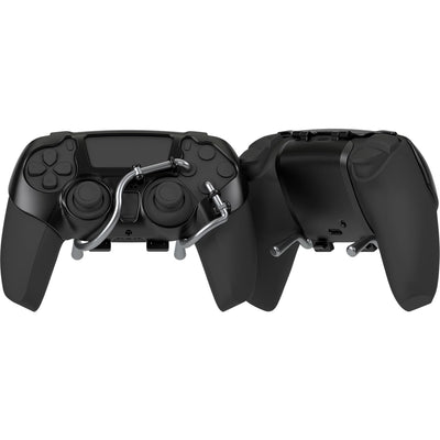 EXknight Leverback FPS Paddles Attachment, Back Buttons Gaming Paddles für PS5 Controller(Schwarz),