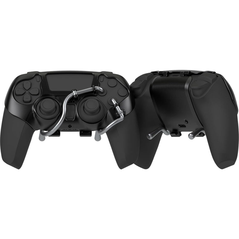 EXknight Leverback FPS Paddles Attachment, Back Buttons Gaming Paddles für PS5 Controller(Schwarz),